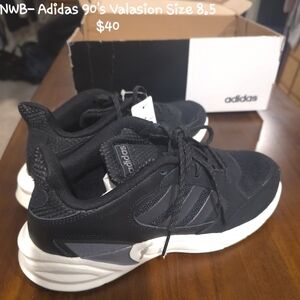 Adidas Black and White Sneakers